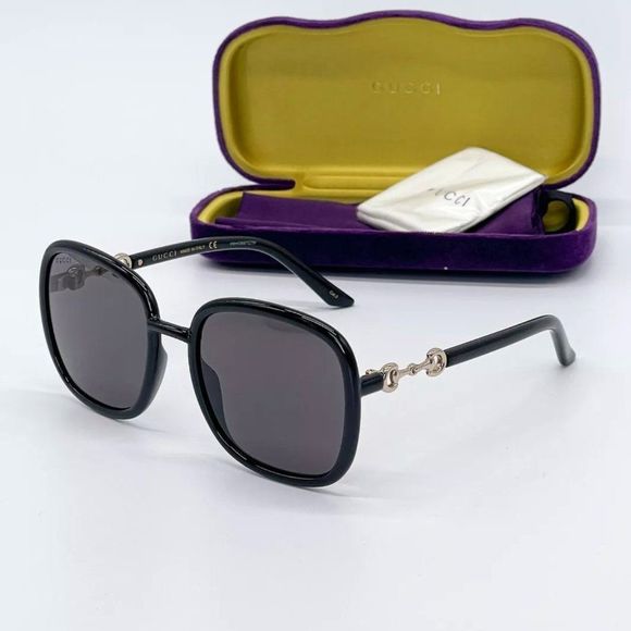 Sale! New Gucci Women\'s 57mm Black Sunglasses! main image 7